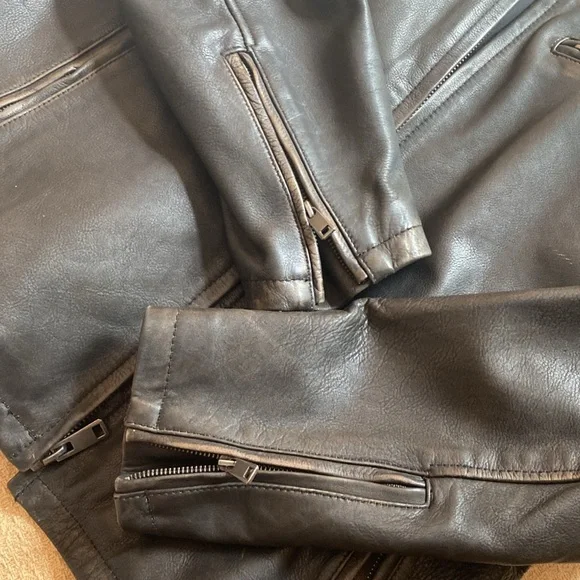 Men’s Wilsons Leather Jacket  size large - Picture 7 of 9